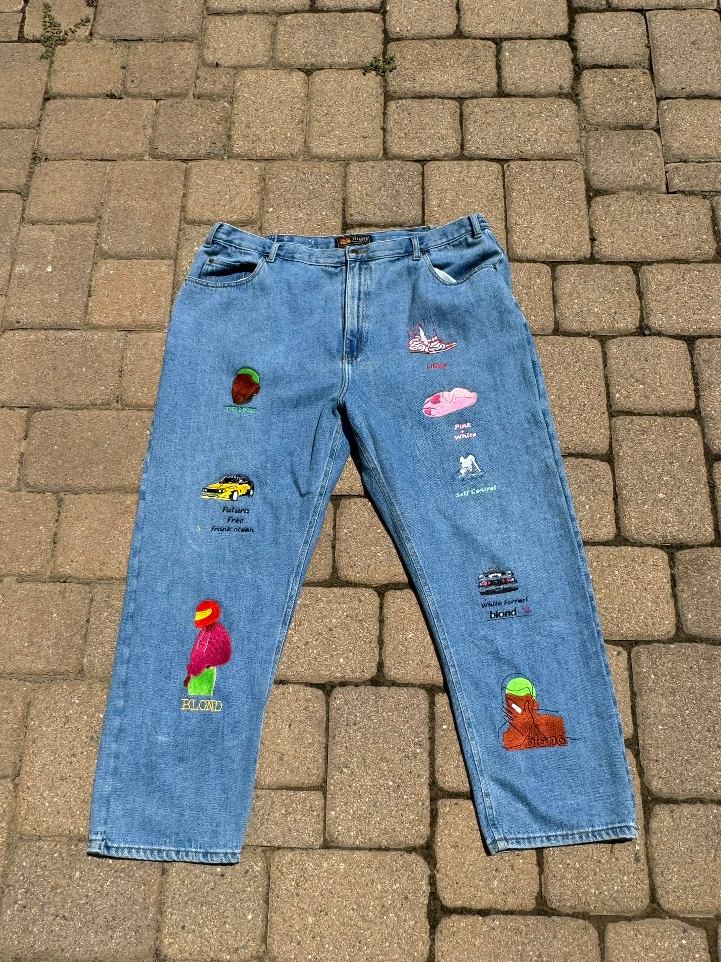 Frank ocean Blond jeans