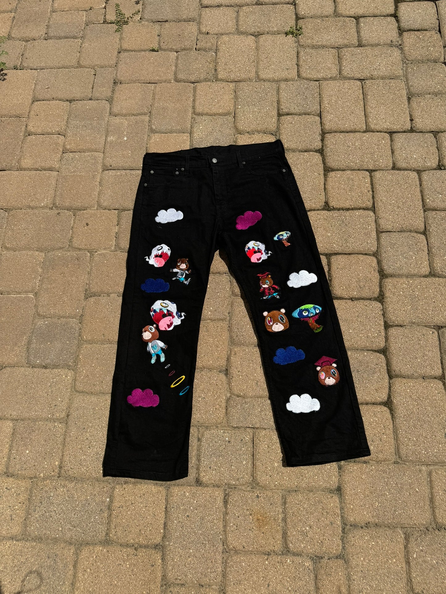 Kanye West grad album jeans