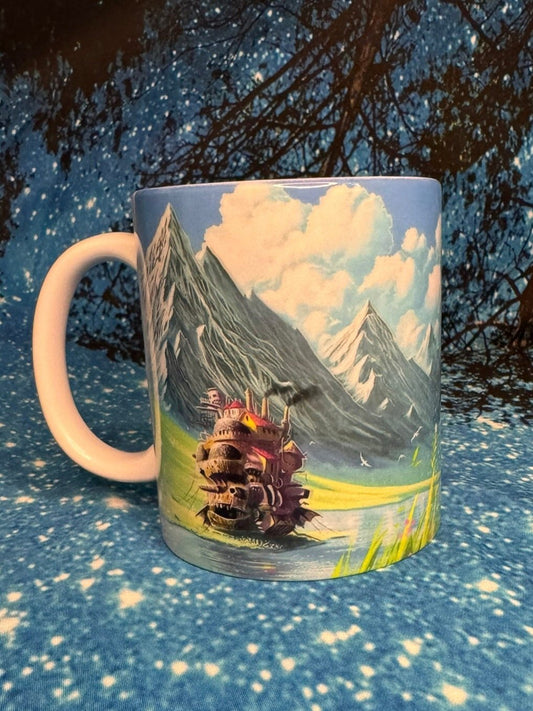 Ghibli: Howls moving castle coffee mug