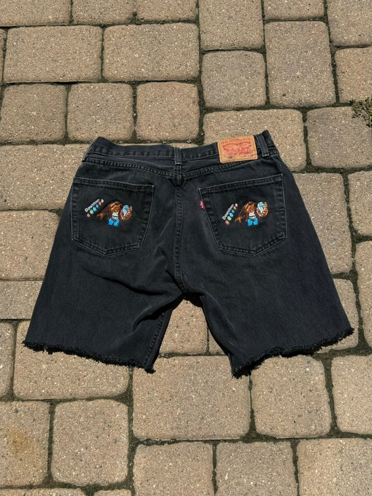 Downtown smooth camel shorts